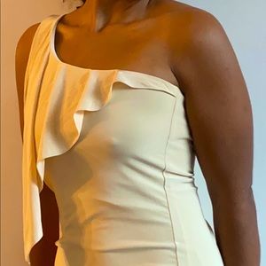 Body con dress with flare